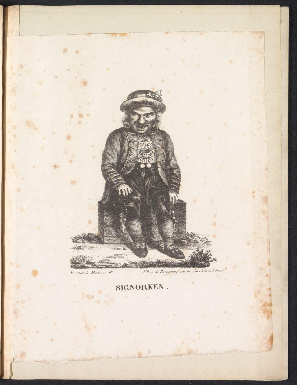 Sinjoorke, 1825 Signorken (název na objektu) od Frans Vervloet