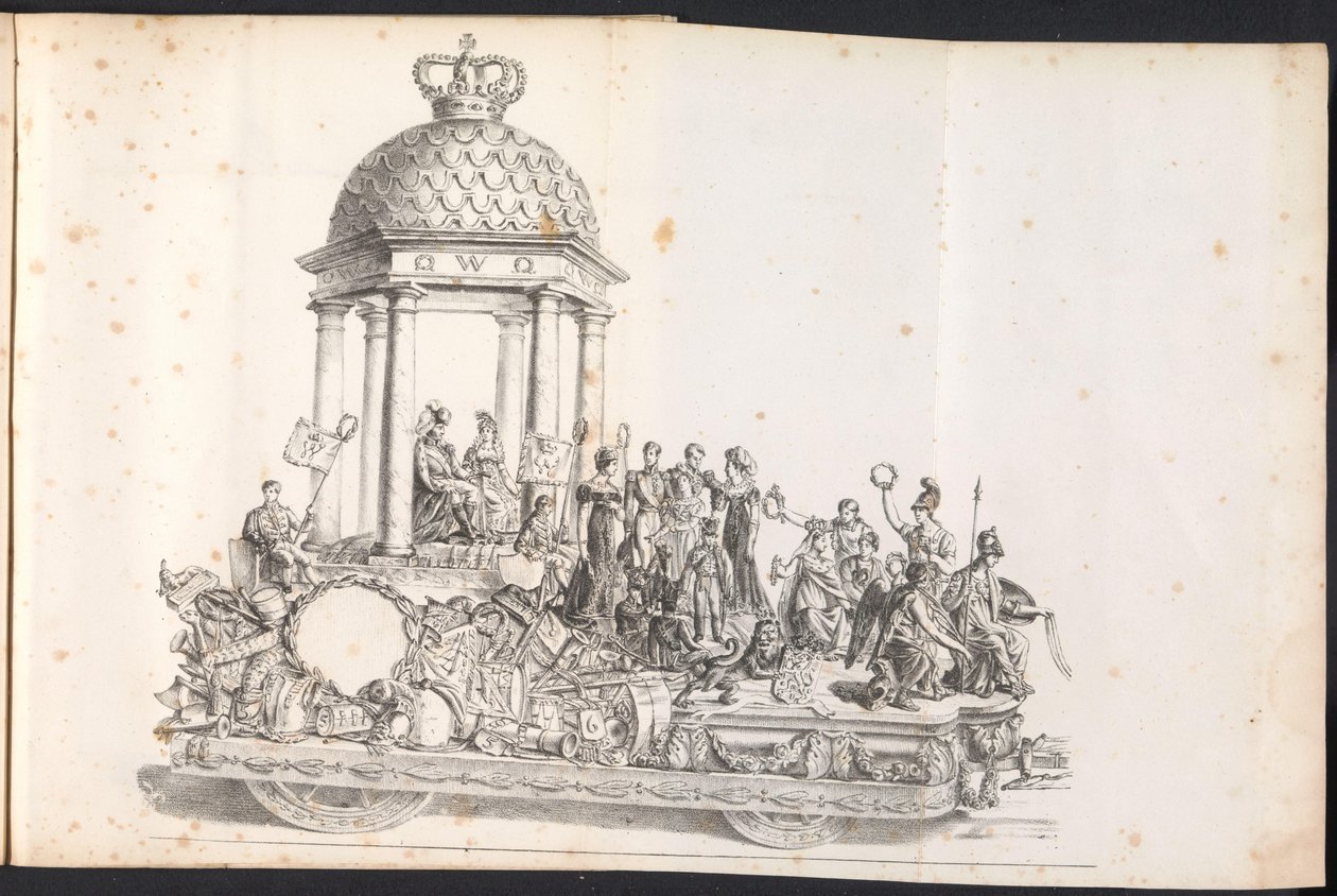 Pátý plavák v průvodu pro Saint Rombout, 1825 od Frans Vervloet