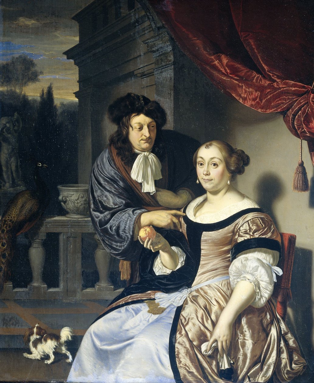 Muž a žena od Frans van Mieris