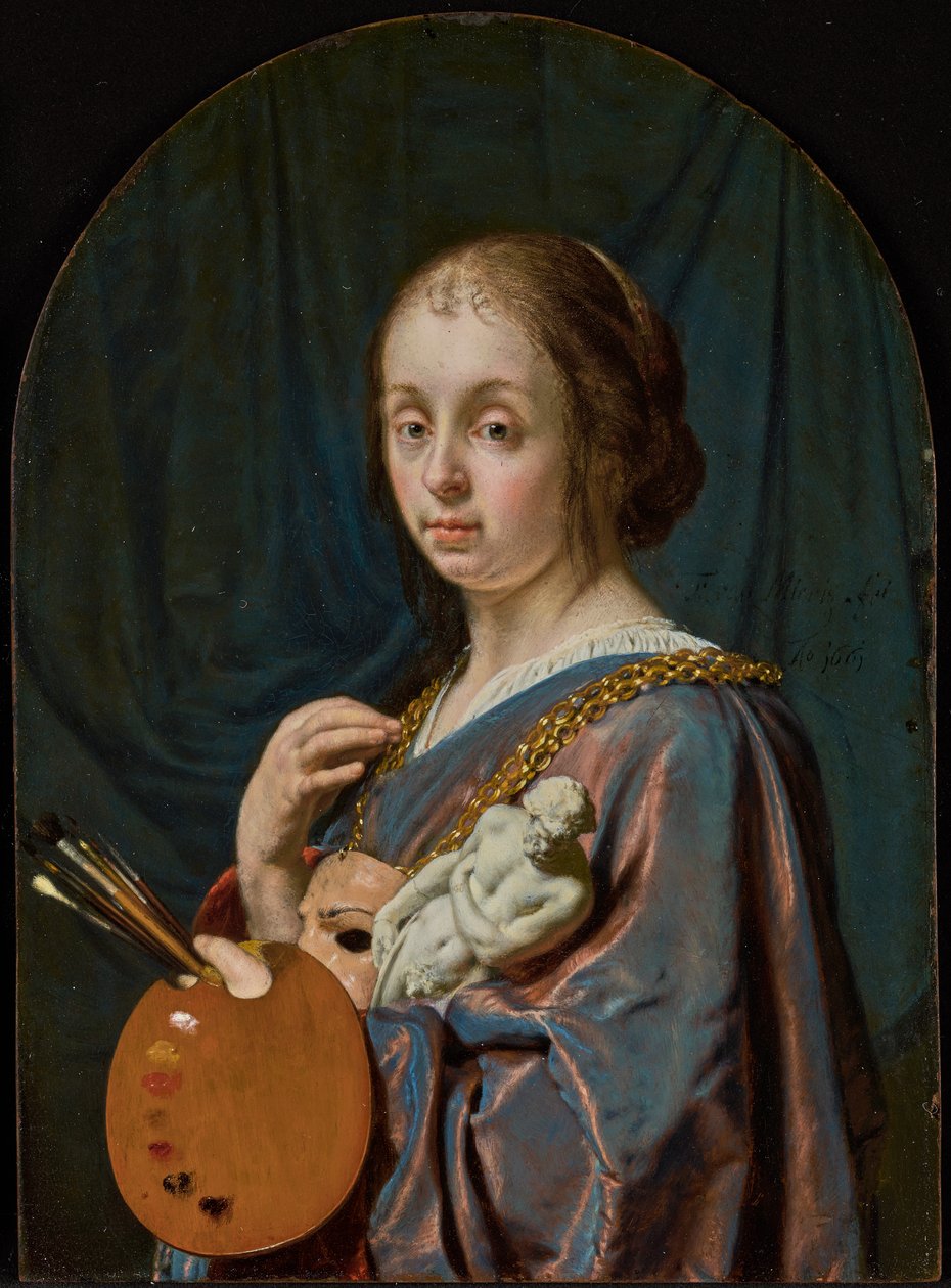 Pictura (Alegorie malířství) od Frans van Mieris the Elder