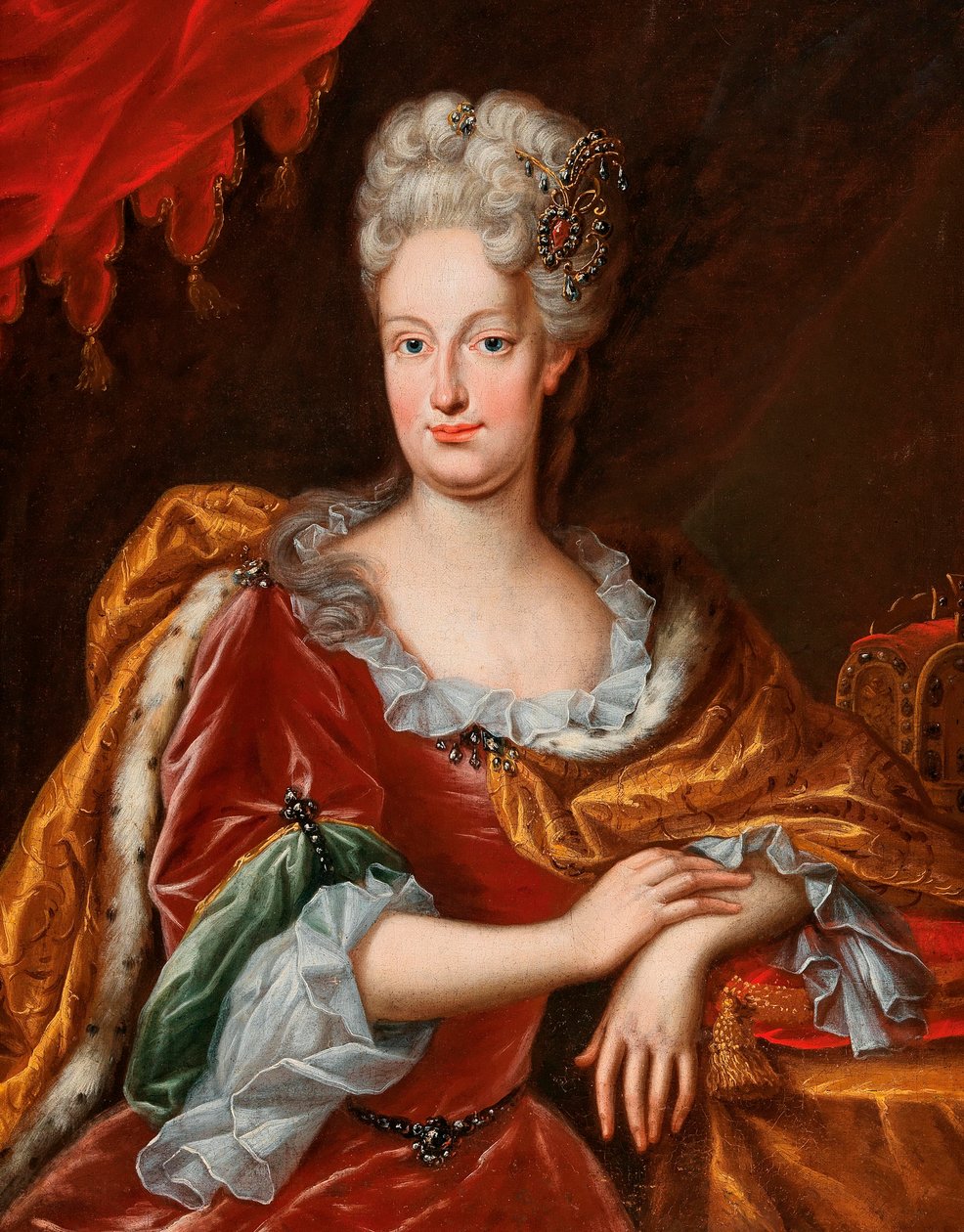 Portrét císařovny Alžběty Kristiny (1691-1750) od Frans van Stampart