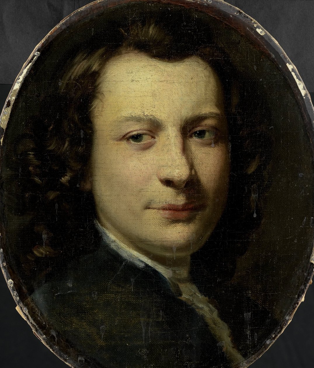 Portrét George van der Myn, malíř od Frans van der Mijn