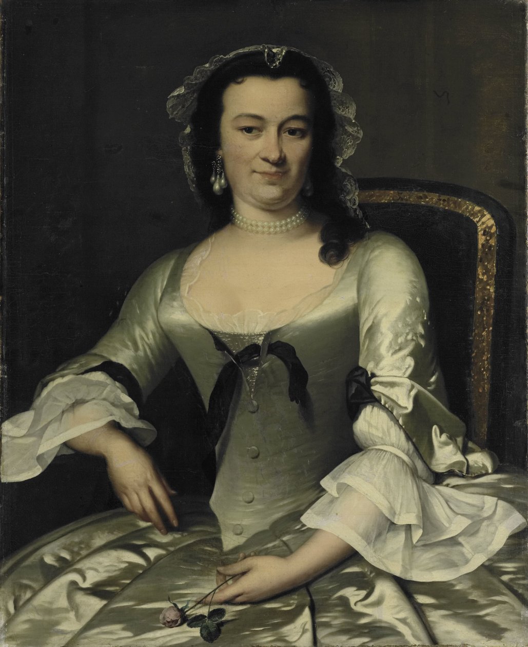 Portrét Marie Henriëtte van de Pol, manželky Willema Sautijna od Frans van der Mijn