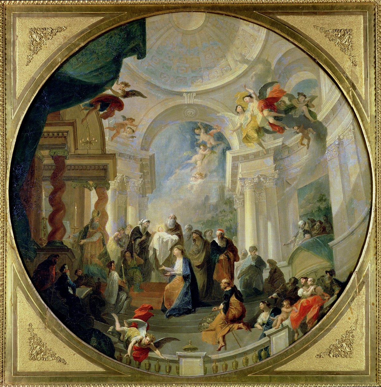 Prezentace v chrámu od Franz Anton Maulbertsch