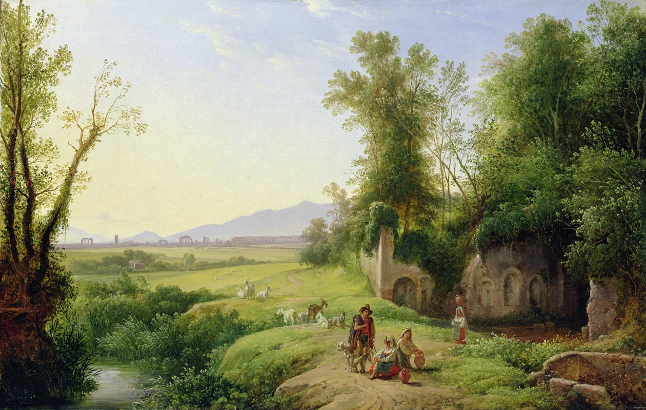 Grove of Egeria od Franz Ludwig Catel
