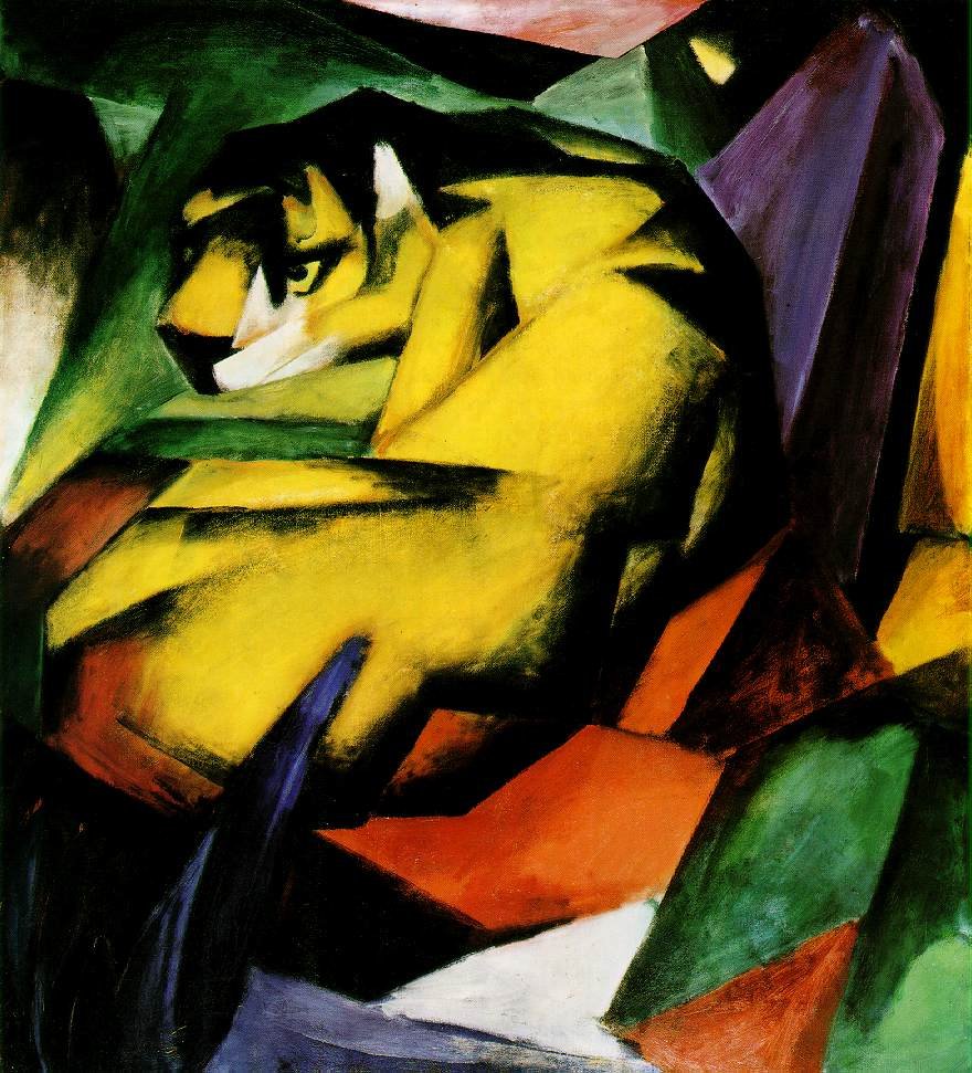 Tygři od Franz Marc