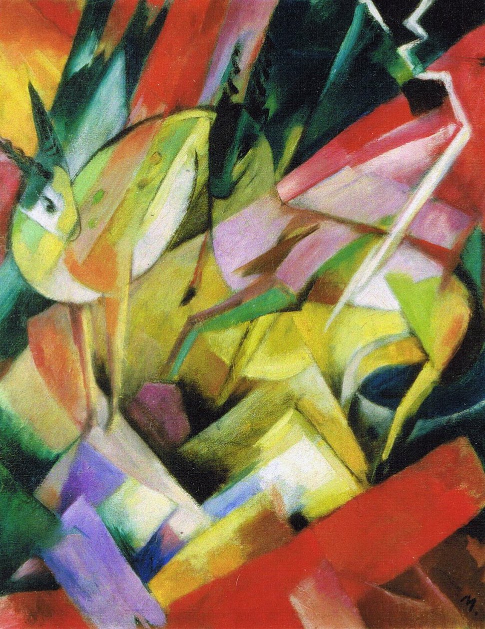 hora vidí od Franz Marc