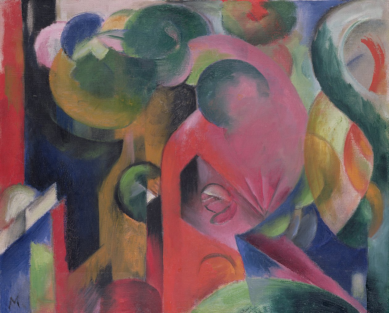 Rozbité formuláře od Franz Marc