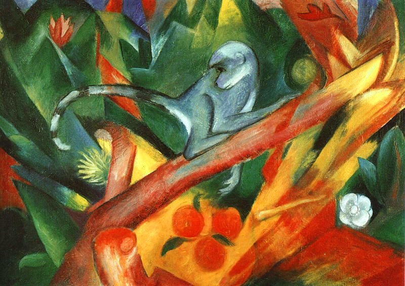 Opice od Franz Marc