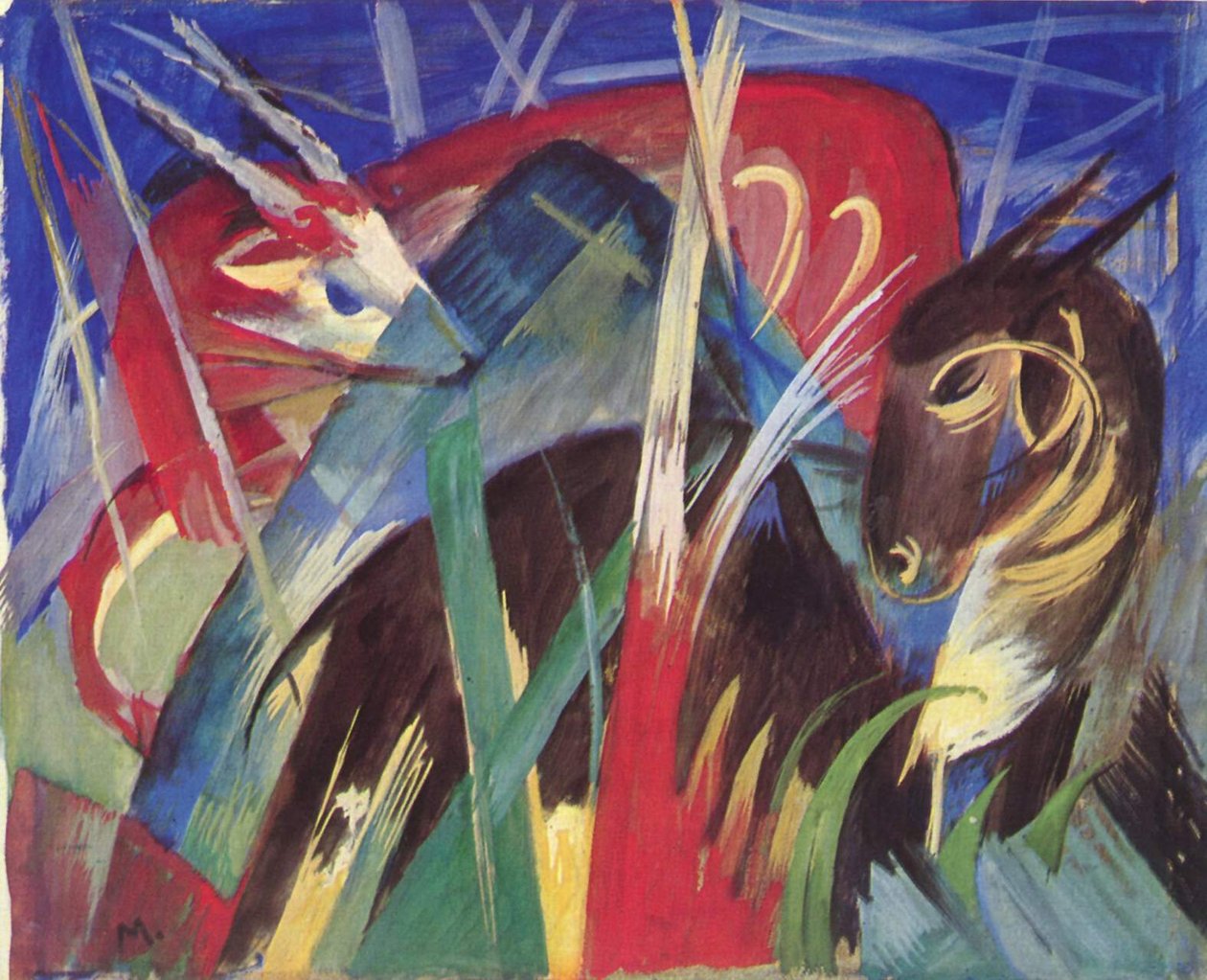 Báječná zvířata od Franz Marc