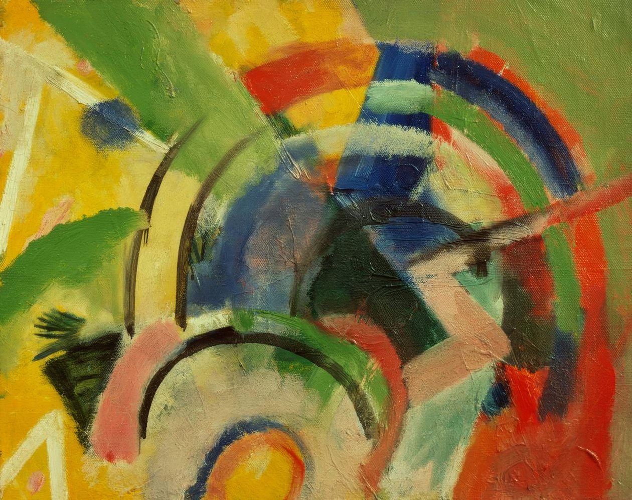 Malá skladba IV od Franz Marc