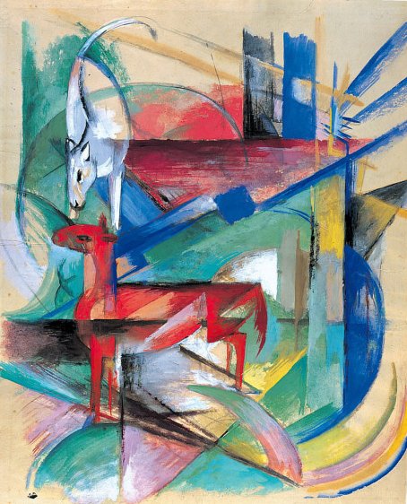 Krajina se zvířaty od Franz Marc