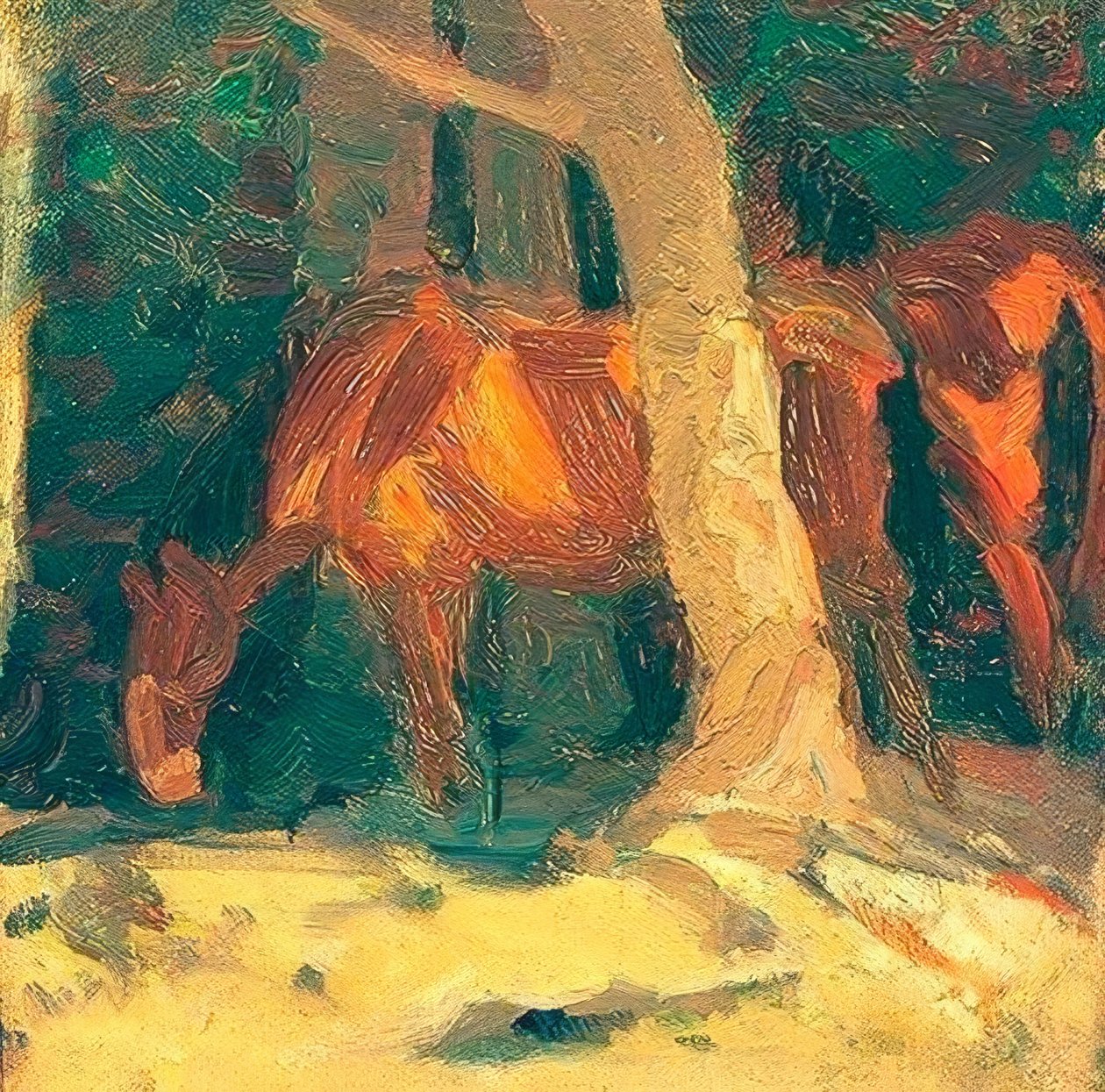 Skica koně II od Franz Marc