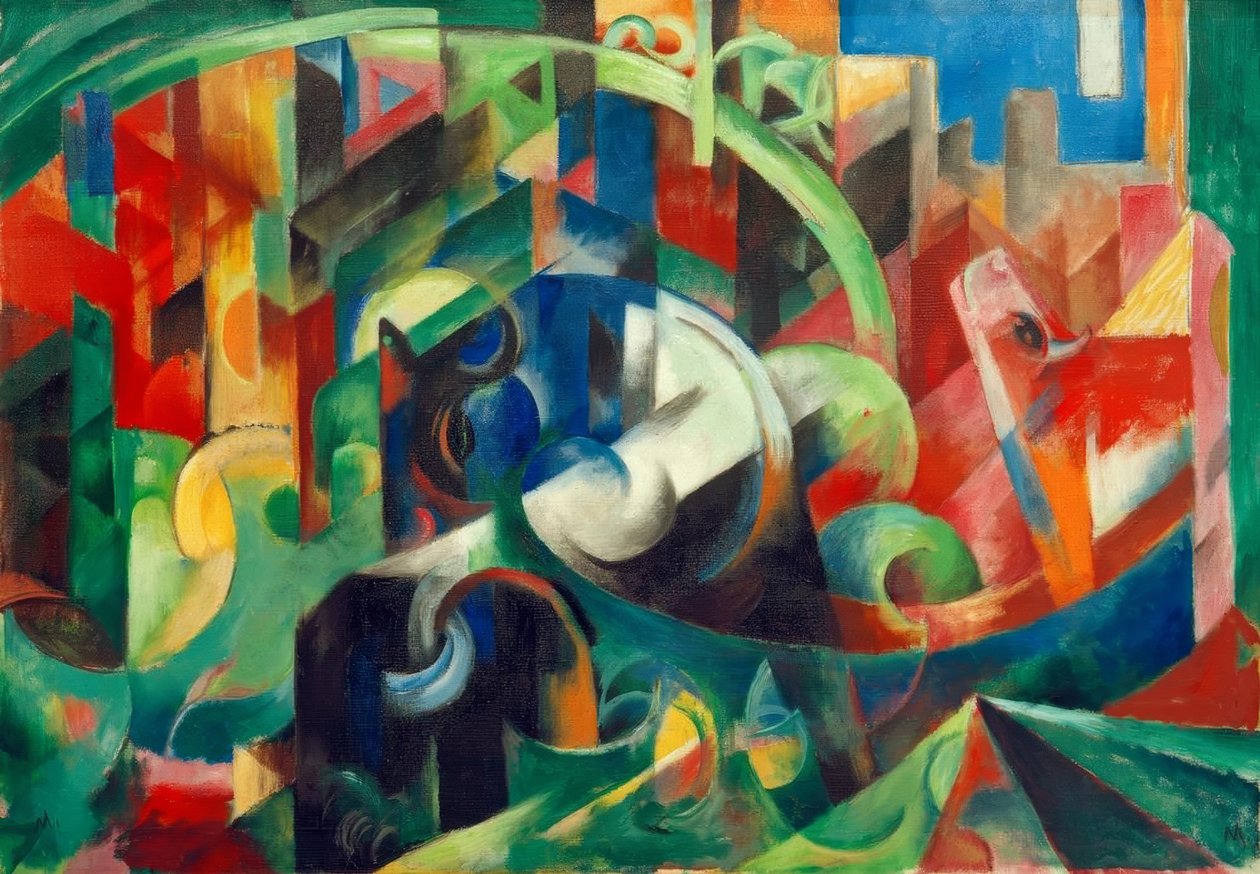 Skot (obrázek se skotem I) od Franz Marc