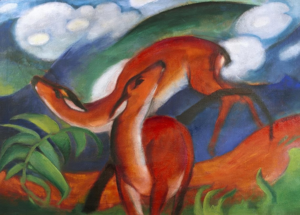 Rote mechanika II od Franz Marc
