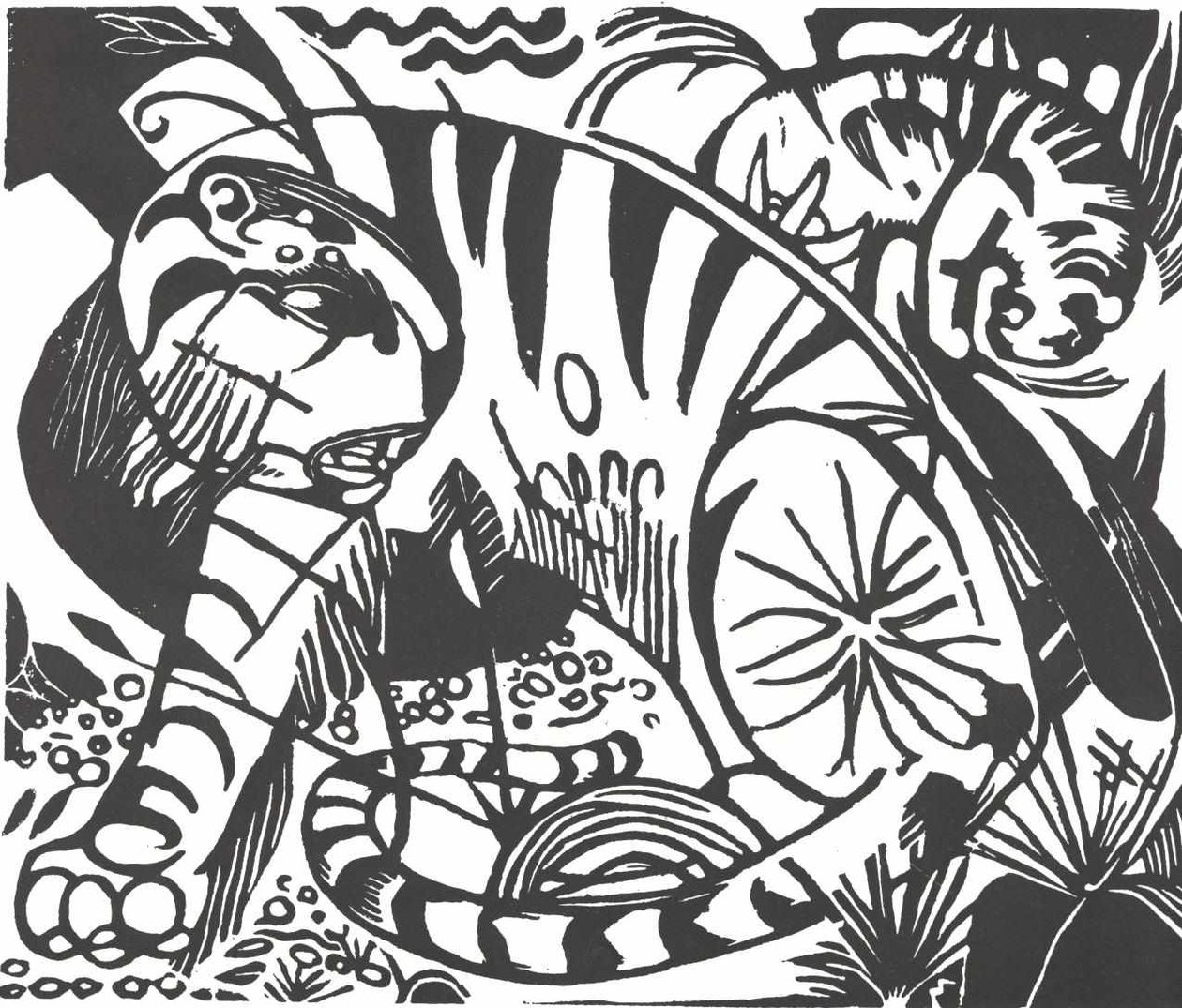 Tygr od Franz Marc