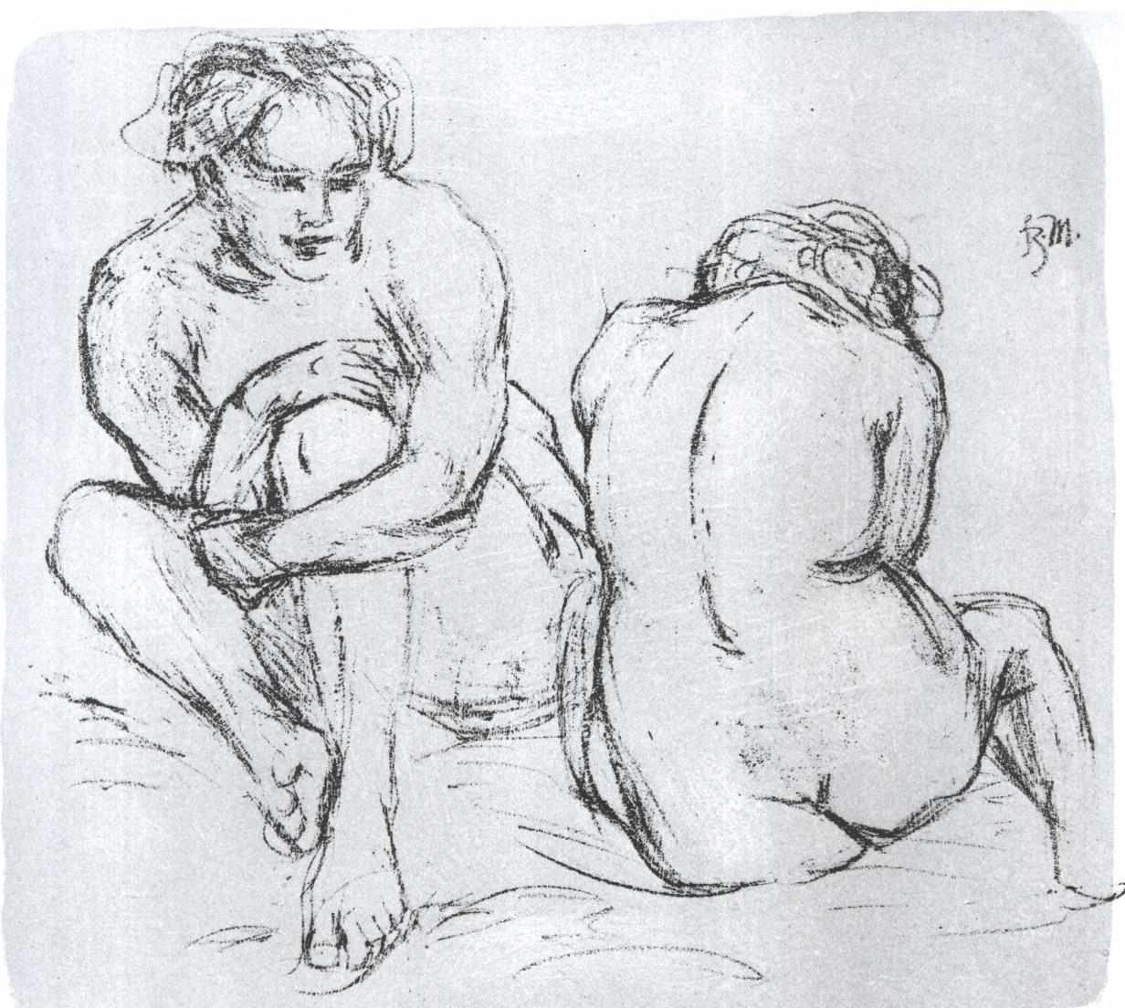 Dva akty od Franz Marc