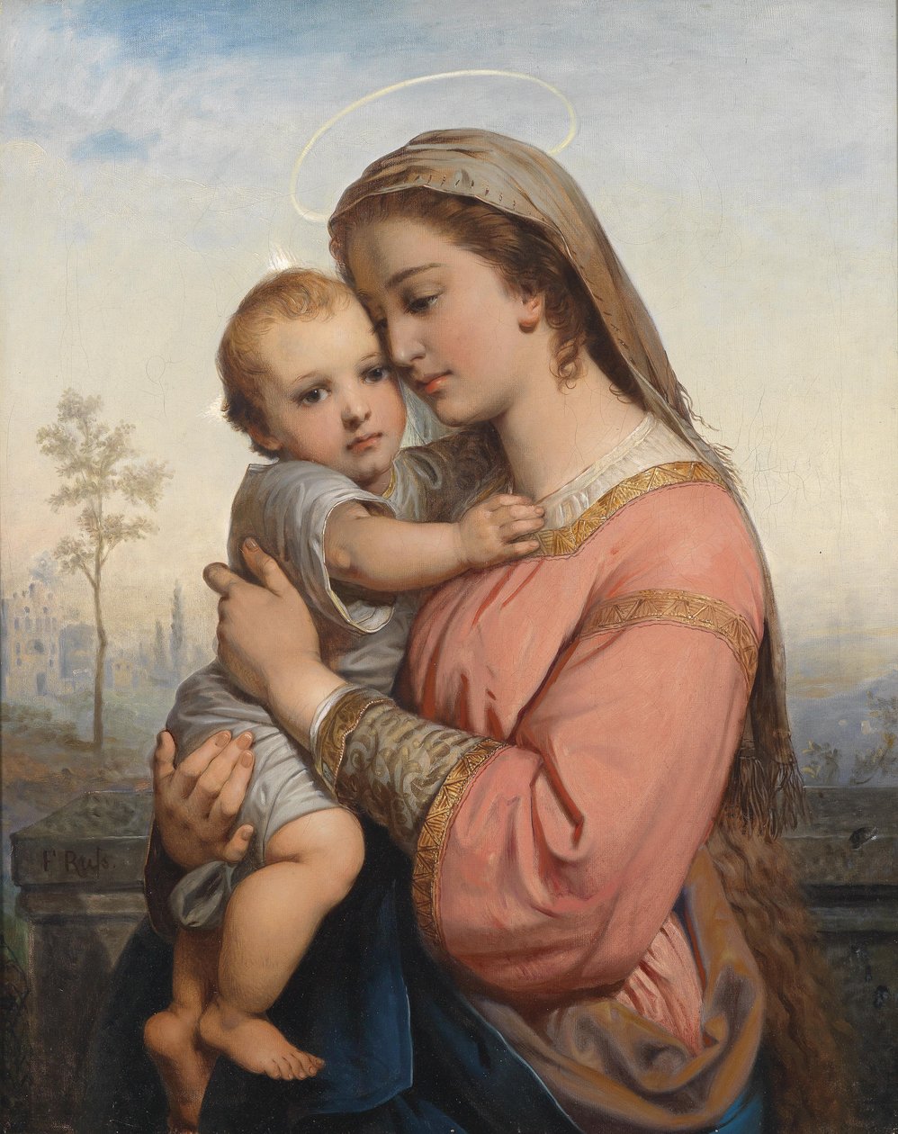Madonna a dítě od Franz Russ the Elder