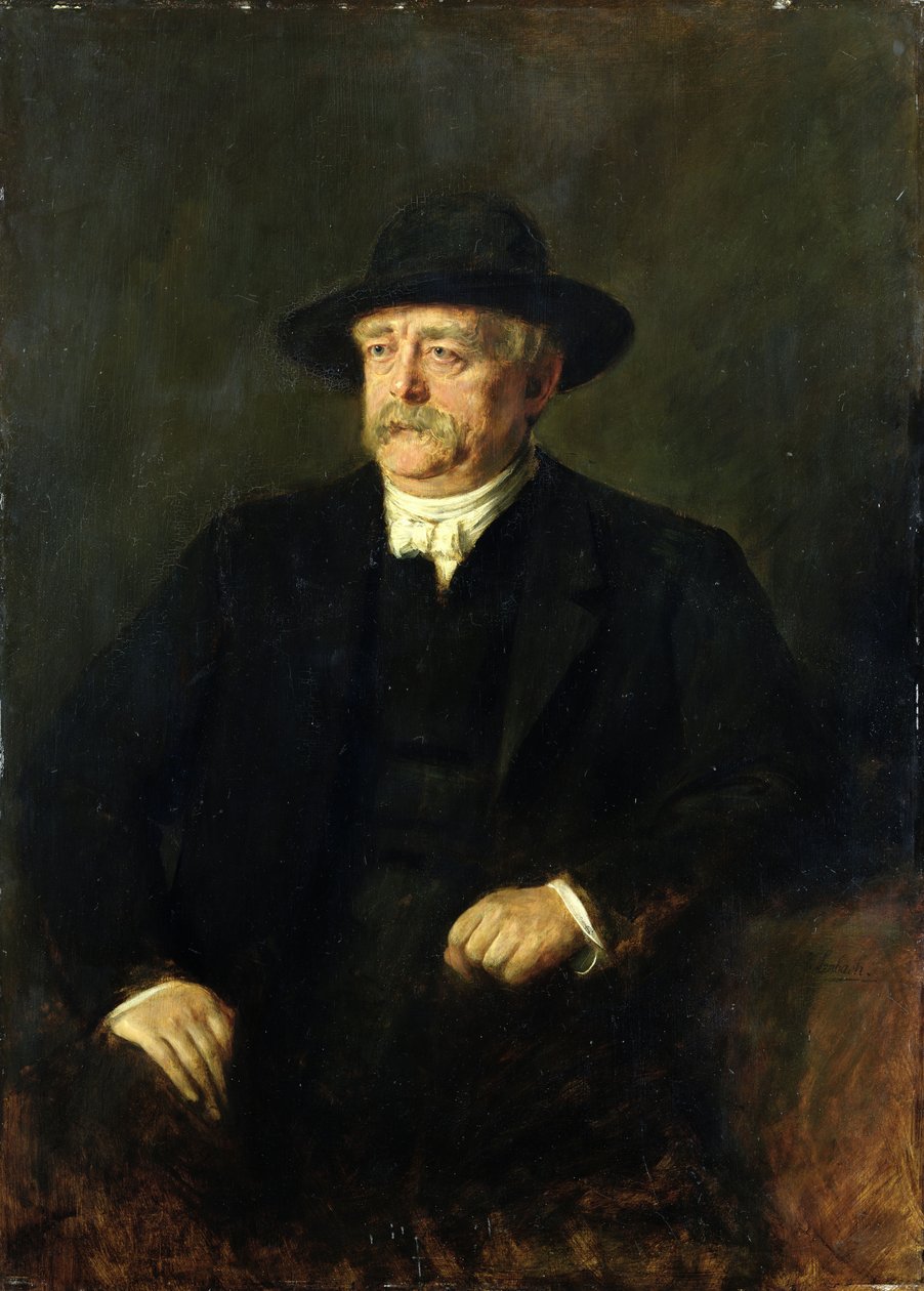 Kancléř Otto von Bismarck (1815-98), 1849 od Franz Seraph von Lenbach