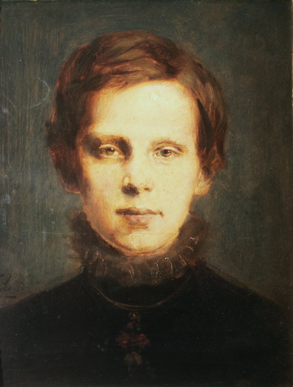 Korunní princ Rudolf, 1873 (olej na dřevě) od Franz Seraph von Lenbach