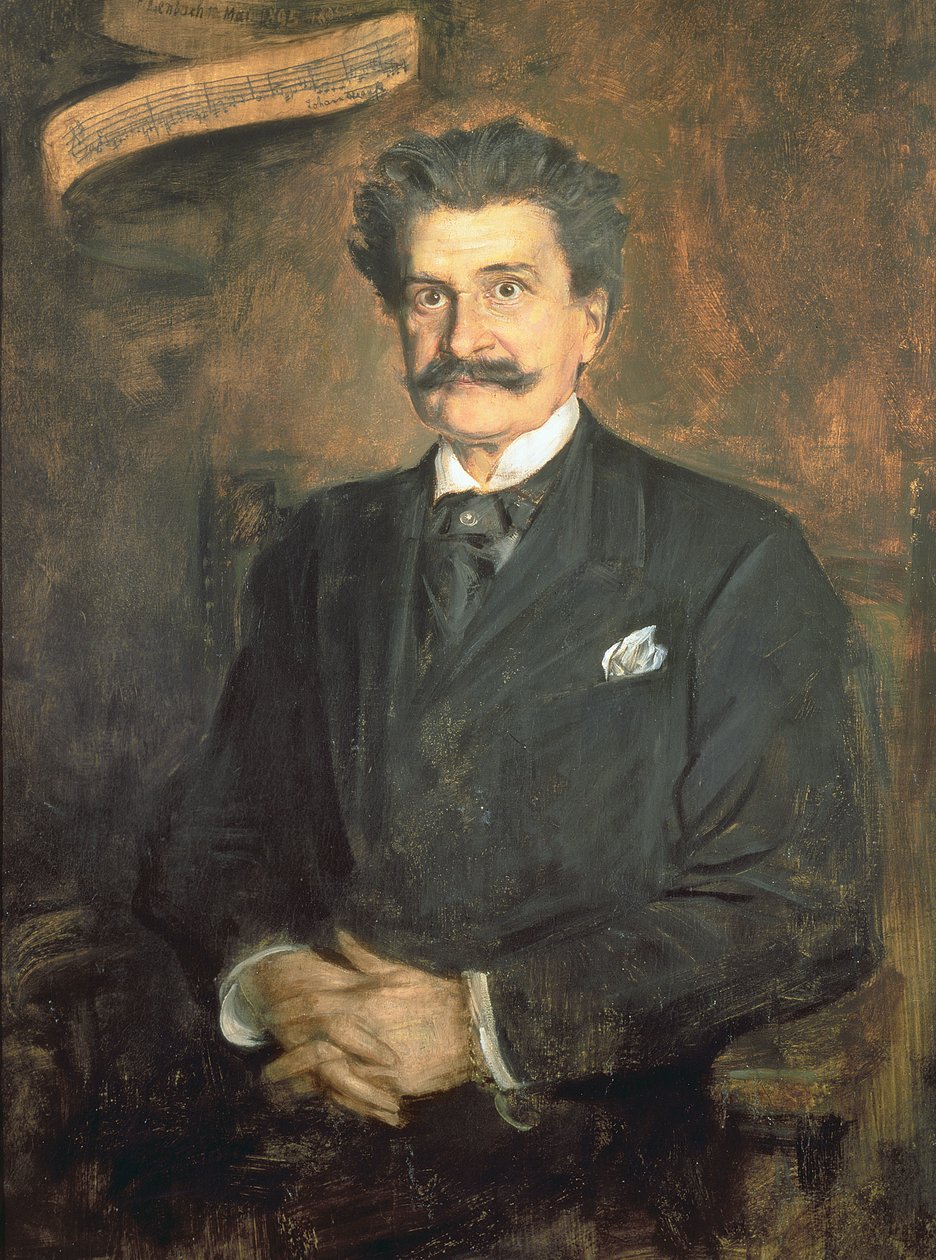 Johann Strauss mladší, 1895 od Franz Seraph von Lenbach