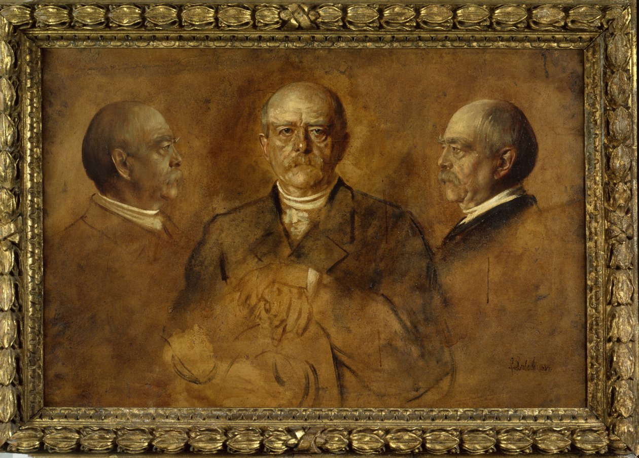 Princ Otto von Bismarck, 1884 (olej na papíře) od Franz Seraph von Lenbach