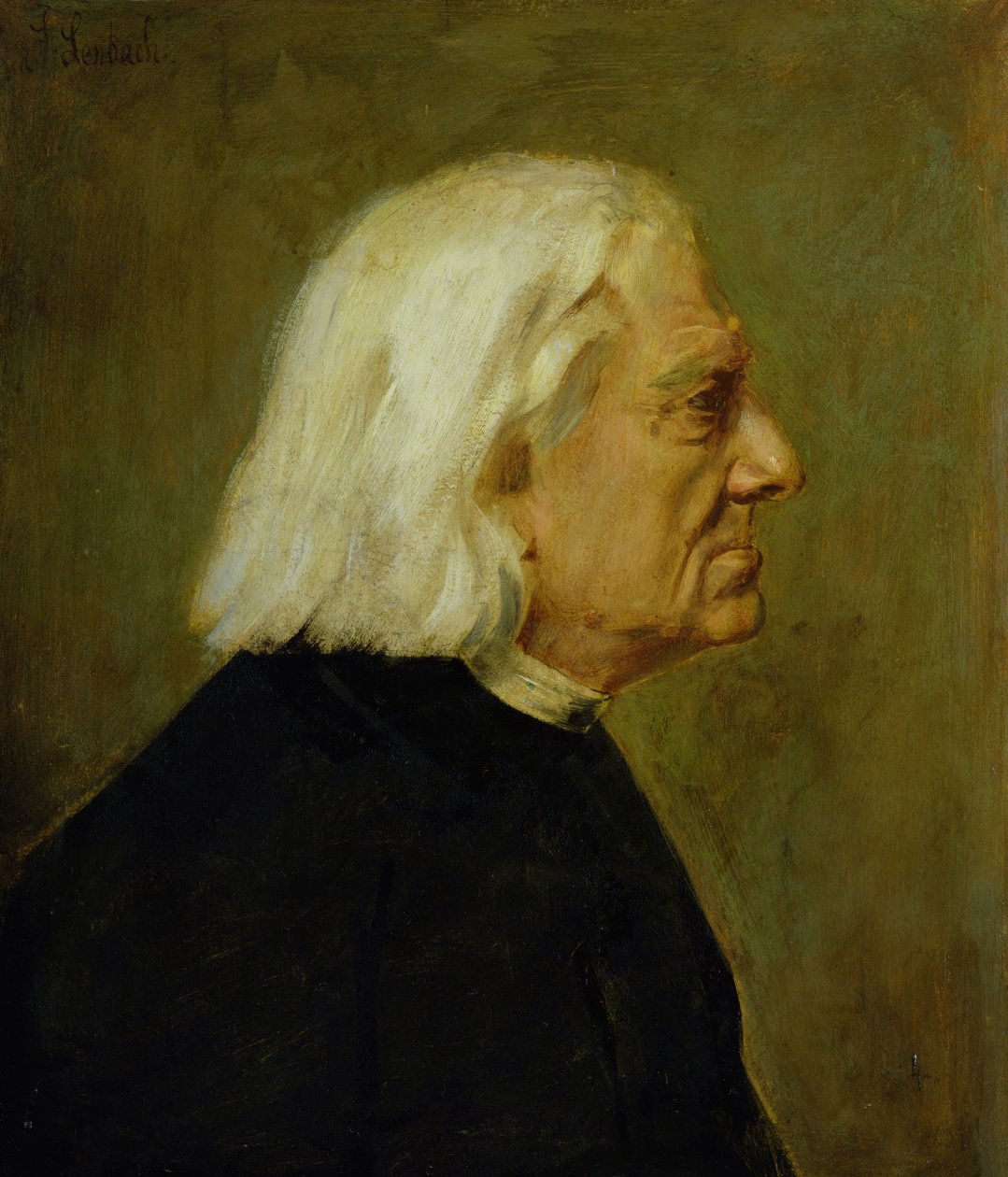 Skladatel Franz Liszt (1811-86), 1884 od Franz Seraph von Lenbach