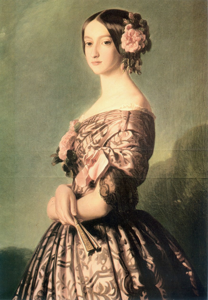 Portrét Franzisky Caroline Gonzaga od Franz Xaver Winterhalter