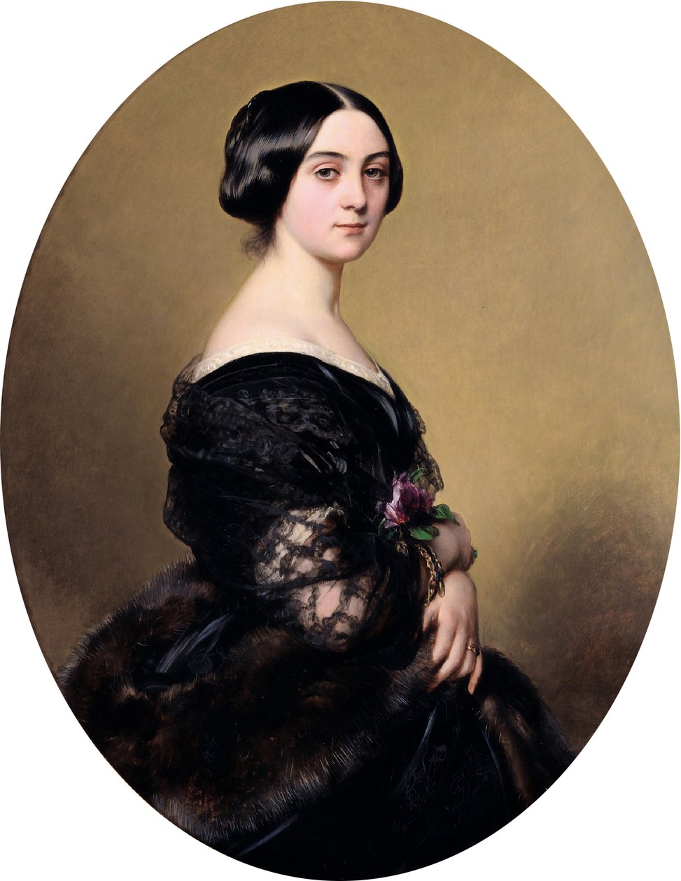 Baronka Henri Hottinguer od Franz Xaver Winterhalter