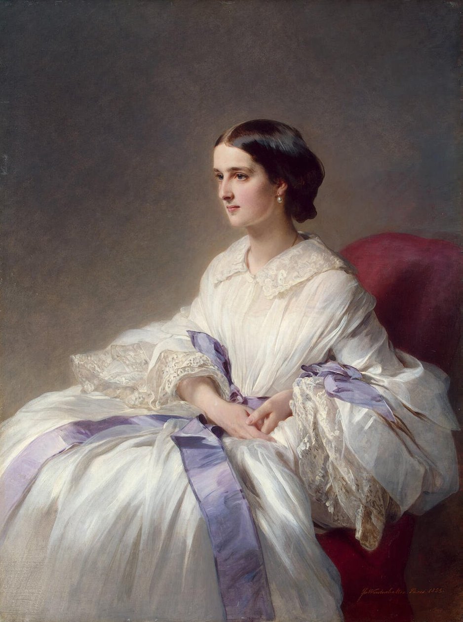 Přiznat se Olze Shuvalové od Franz Xaver Winterhalter