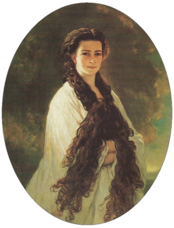Alžběta, císařovna Rakouska od Franz Xaver Winterhalter