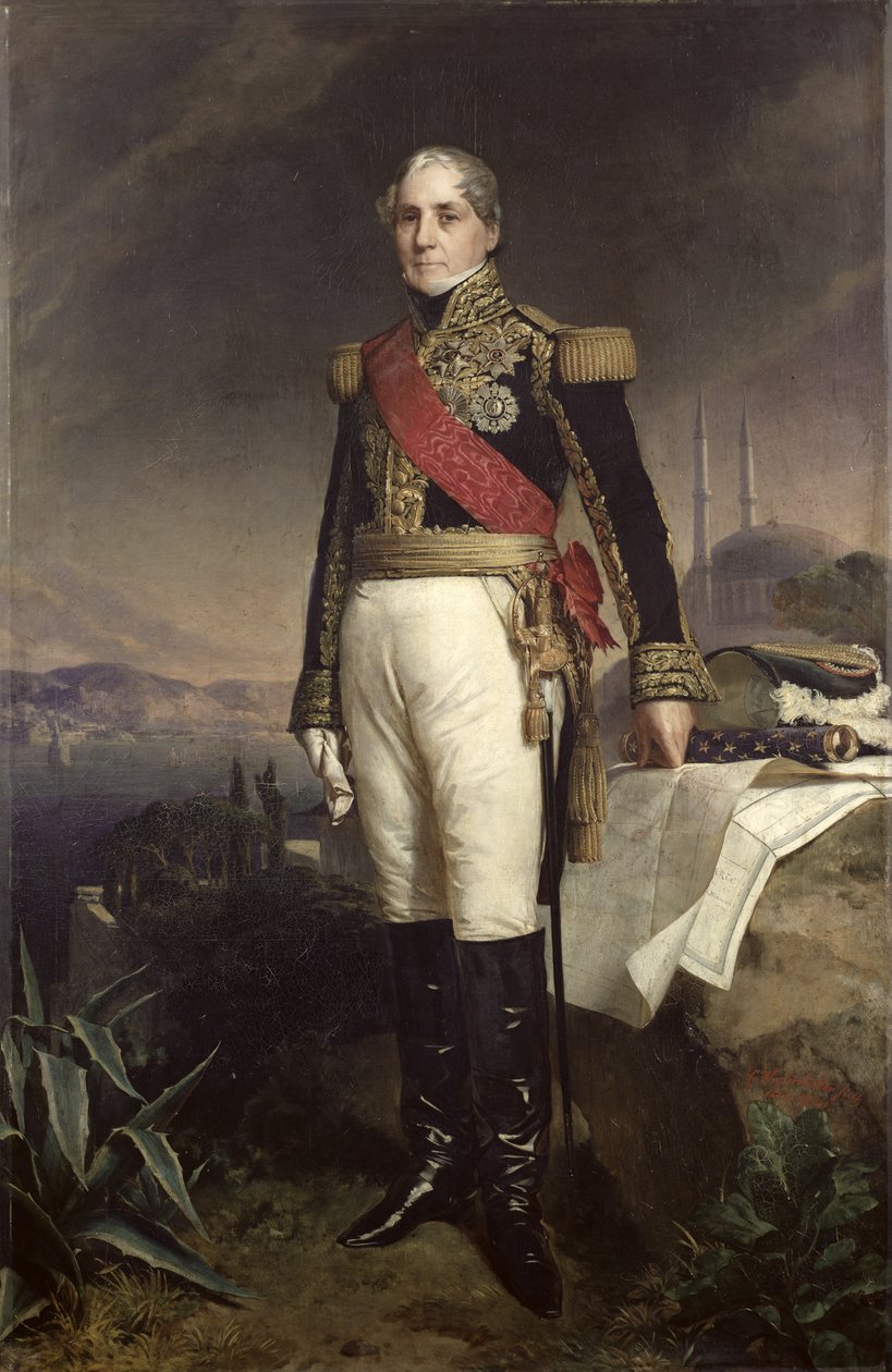 Francois-Horace (1772-1851) hrabě Sebastiani, 1841 od Franz Xaver Winterhalter