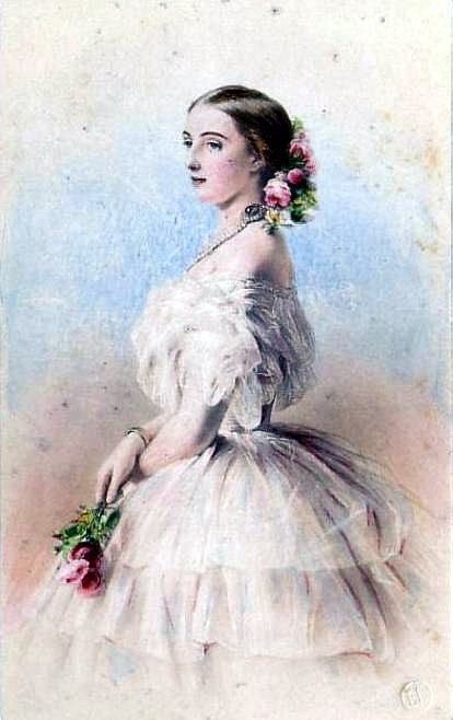 Velkovévodkyně Ruska Olga Feodorovna od Franz Xaver Winterhalter