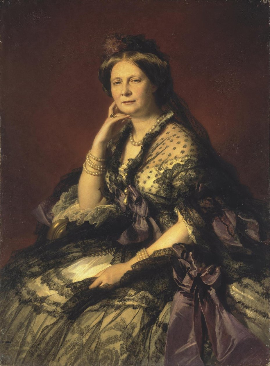 Velkovévodkyně Helena Pavlovna Ruska od Franz Xaver Winterhalter