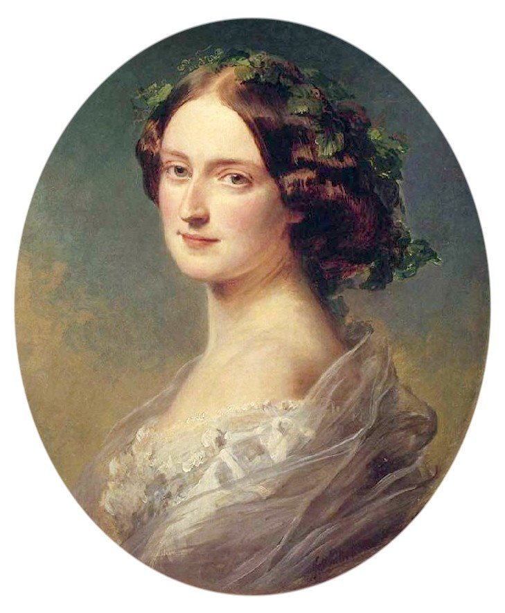Lady Clementina Augusta Wellington Child-Villiers od Franz Xaver Winterhalter