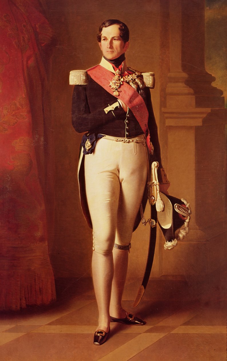 Leopold I. (1790-1865) kolem roku 1846 od Franz Xaver Winterhalter