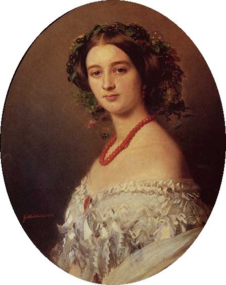 Maria Louise de Wagram princezna z Muratu od Franz Xaver Winterhalter