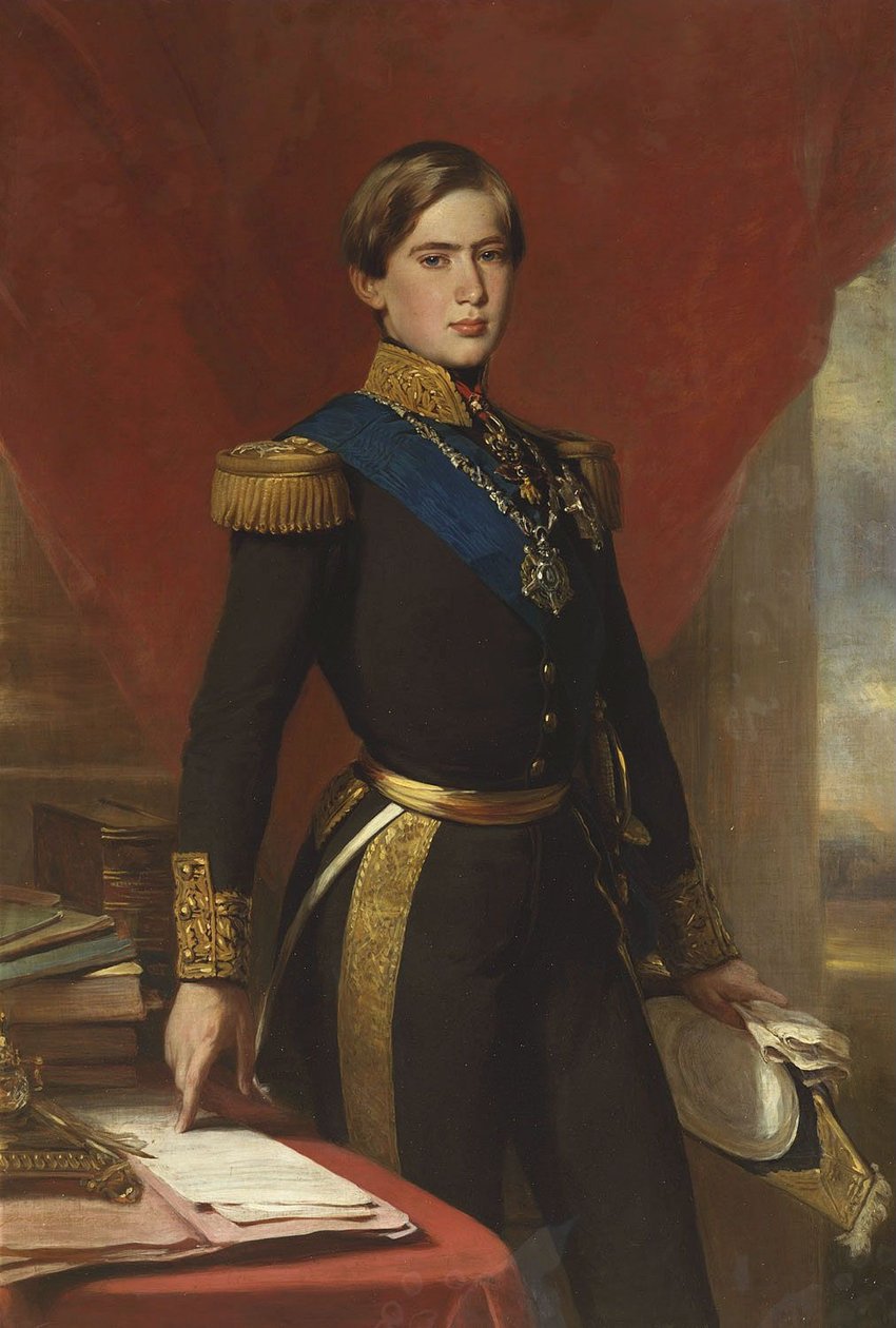 Pedro V, portugalský král od Franz Xaver Winterhalter