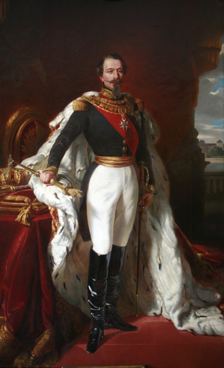 Portrét lempereura Napoleona III od Franz Xaver Winterhalter