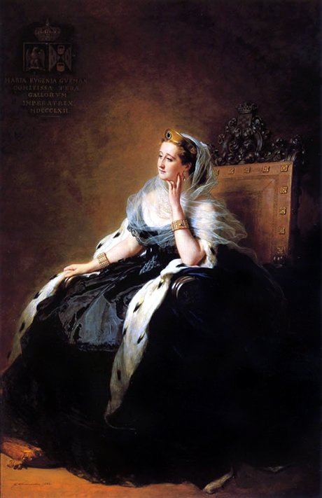 Portrét Eugénie, francouzské císařovny od Franz Xaver Winterhalter