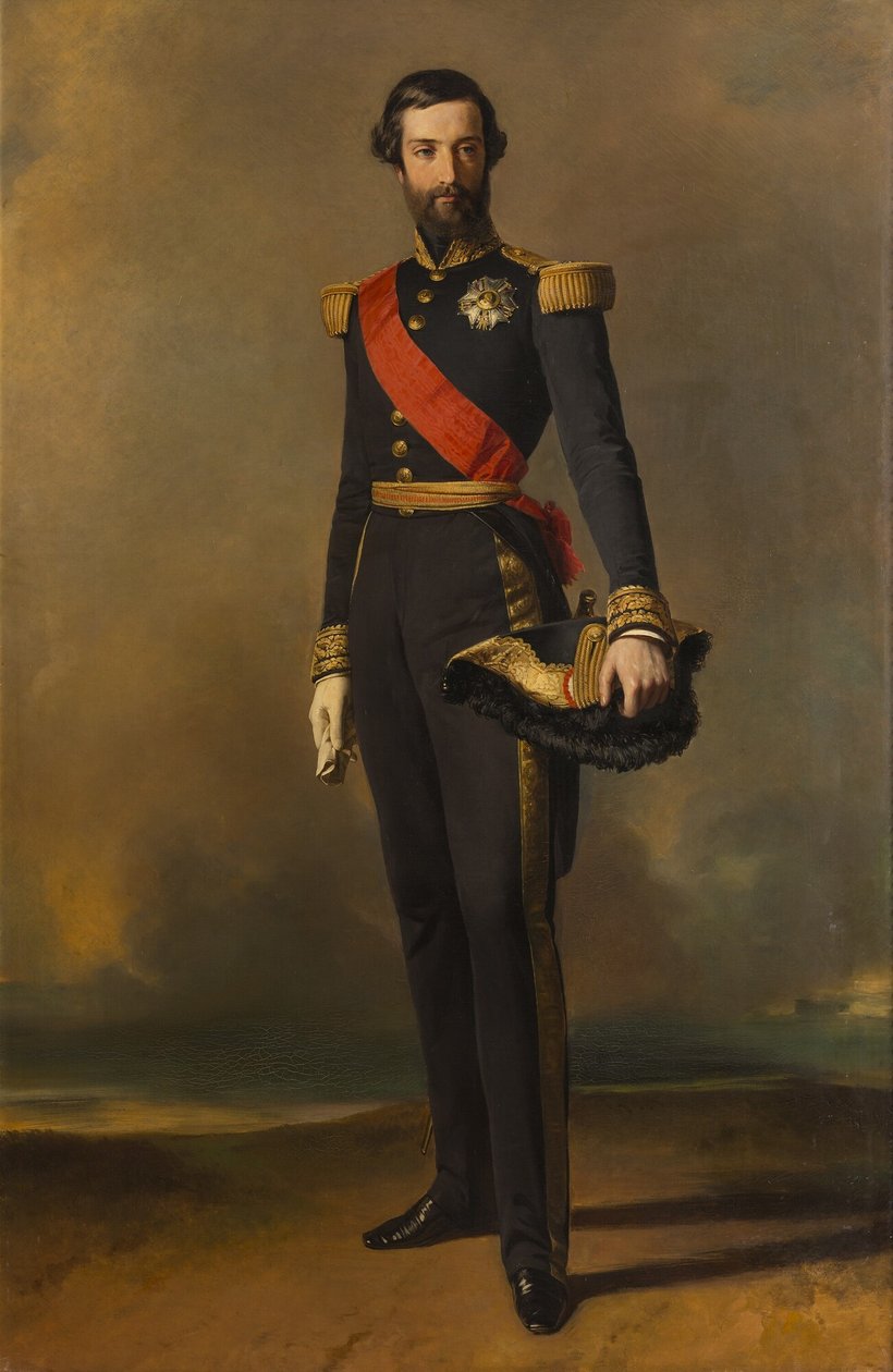 Portrét Françoise-Ferdinanda-Philippe dOrléanse, prince z Joinvillu od Franz Xaver Winterhalter
