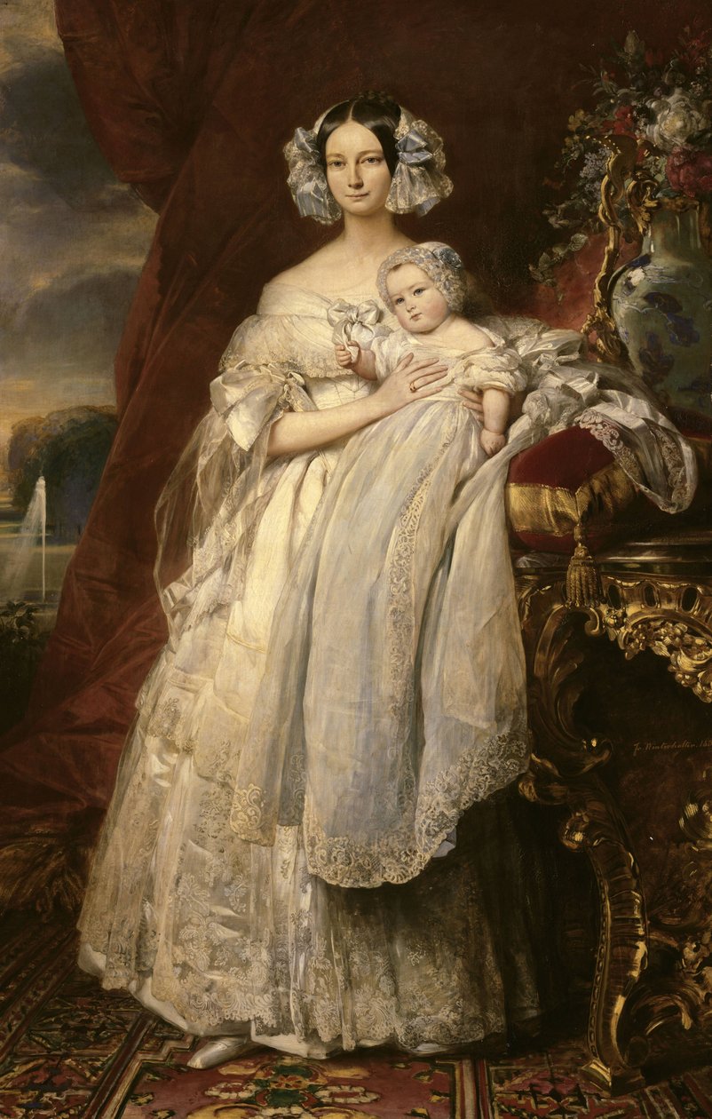 Portrét Heleny z Mecklenburgu od Franz Xaver Winterhalter