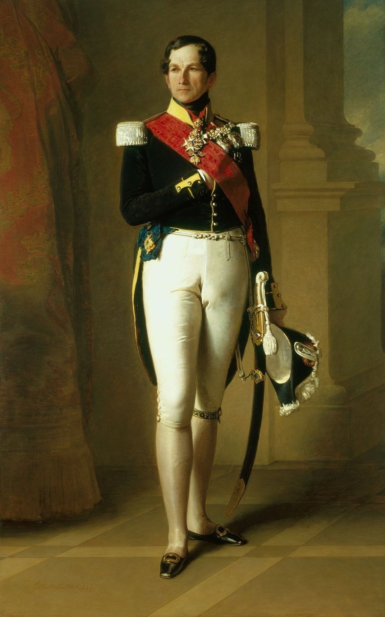 Portrét Leopolda I. Belgického od Franz Xaver Winterhalter