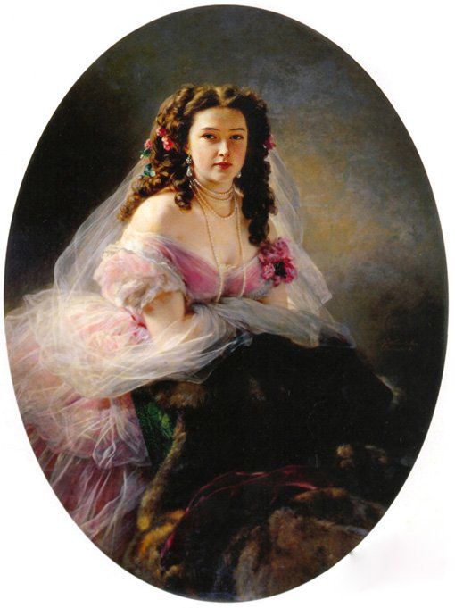 Portrét Madame Barbe de Rimsky-Korsakov od Franz Xaver Winterhalter
