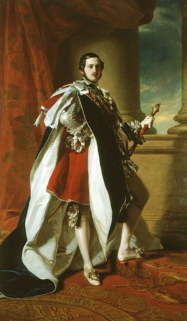 Portrét prince Alberta v podvazku od Franz Xaver Winterhalter