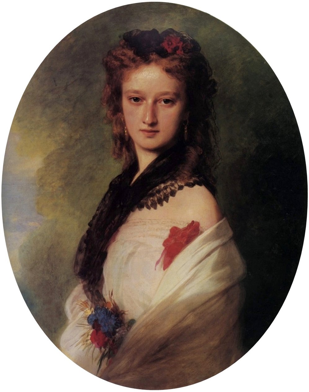 Portrét Žofie Zamojské rozené Potocké od Franz Xaver Winterhalter