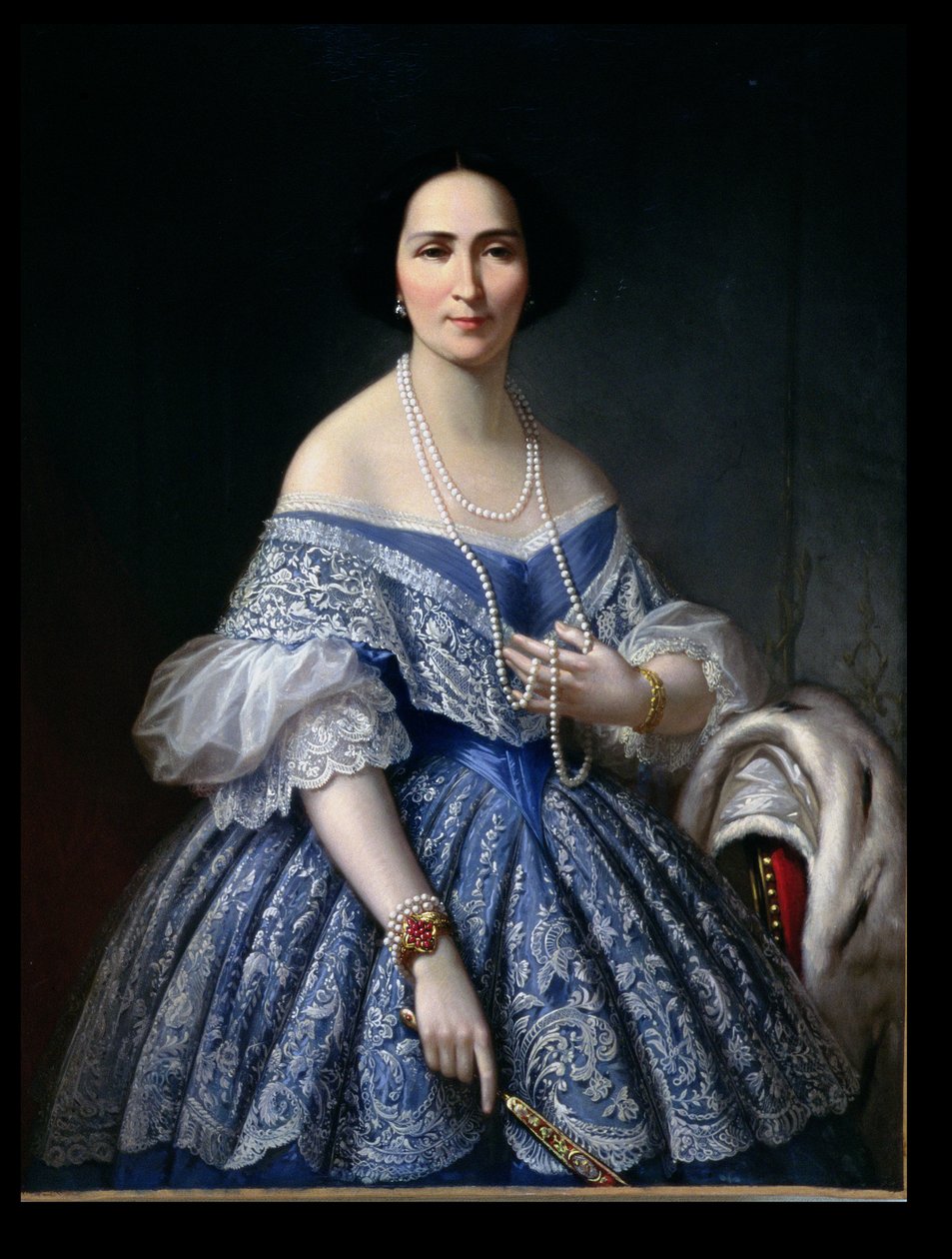 Portrét ženy od Franz Xaver Winterhalter