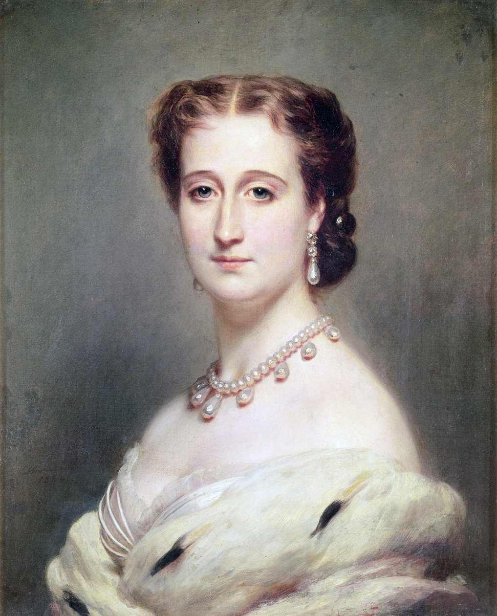 Portrét císařovny Evženie (1826-1920) od Franz Xaver Winterhalter