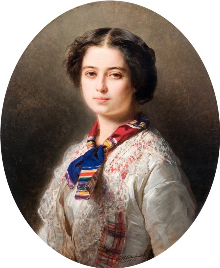 Portrét Cecylia Lubomirska od Franz Xaver Winterhalter