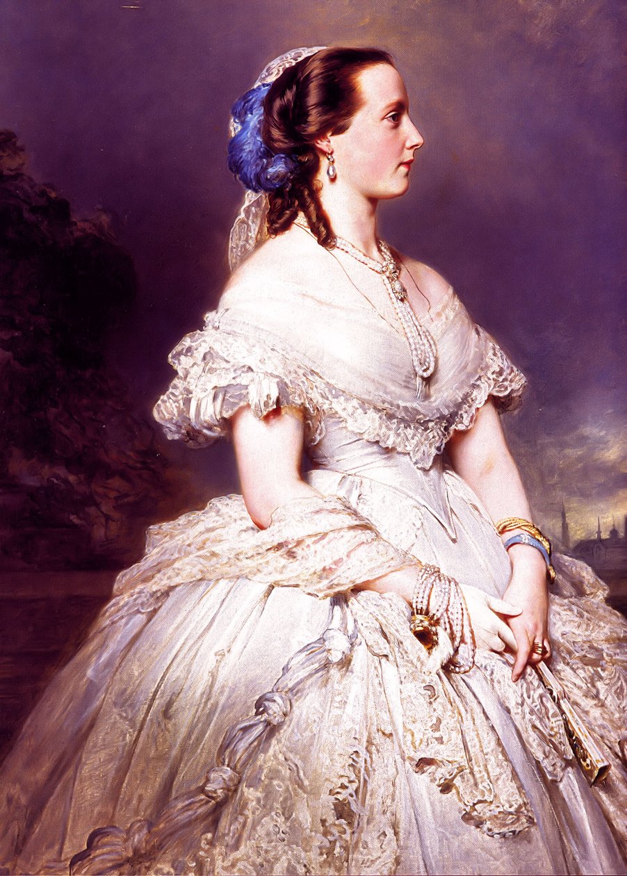 Portrét královny Marie Hendriky od Franz Xaver Winterhalter